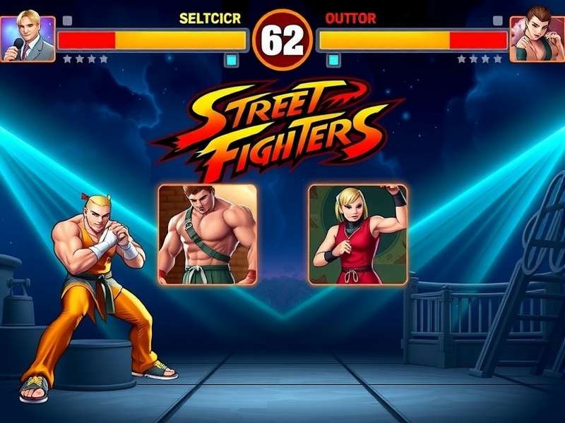 Mayhem Street Fighters character selection screen