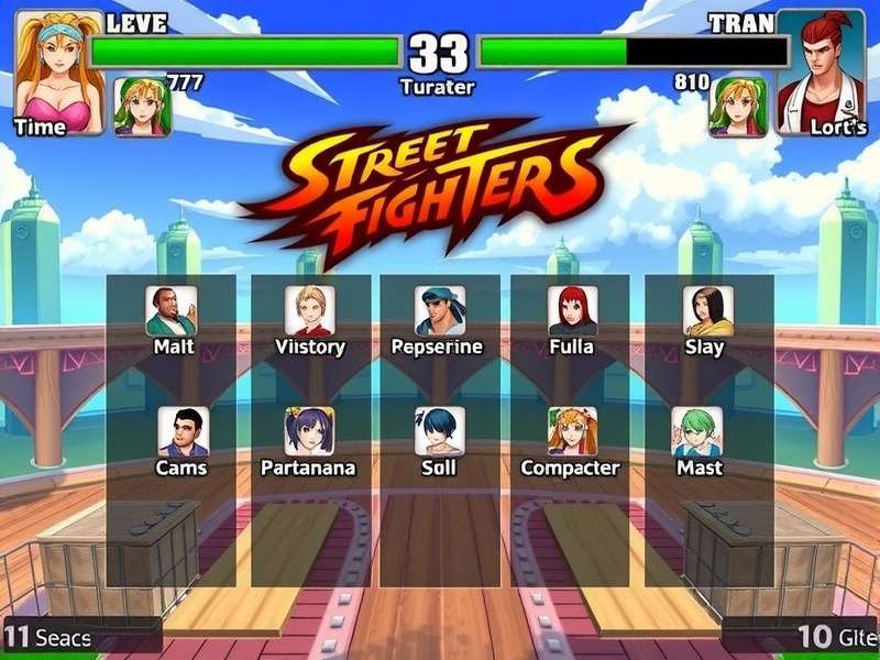 Mayhem Street Fighters tournament gameplay